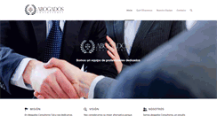 Desktop Screenshot of abogadosconsultores.net
