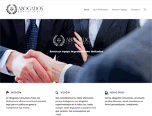 Tablet Screenshot of abogadosconsultores.net